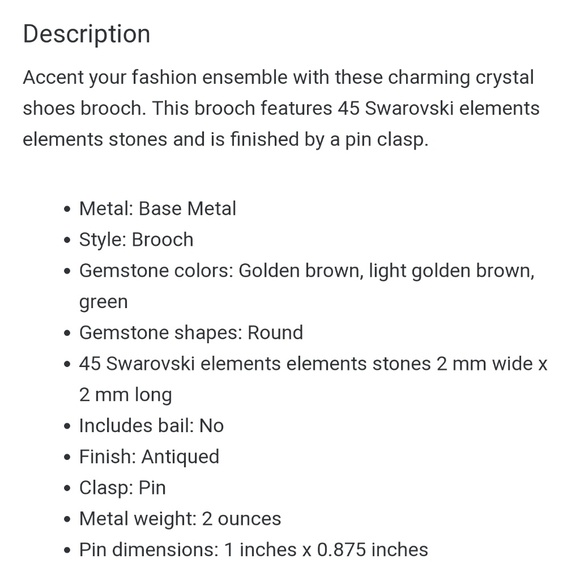 🆕‼️Swarovski Pin 👯♂️✨ - Picture 3 of 5